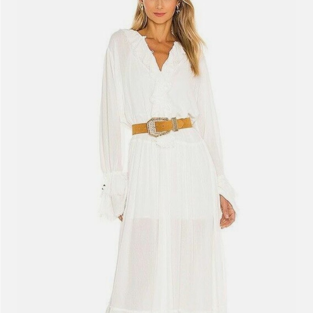 NEW FREE PEOPLE Sweet Darlin Maxi Dress l - Picture 4 of 6